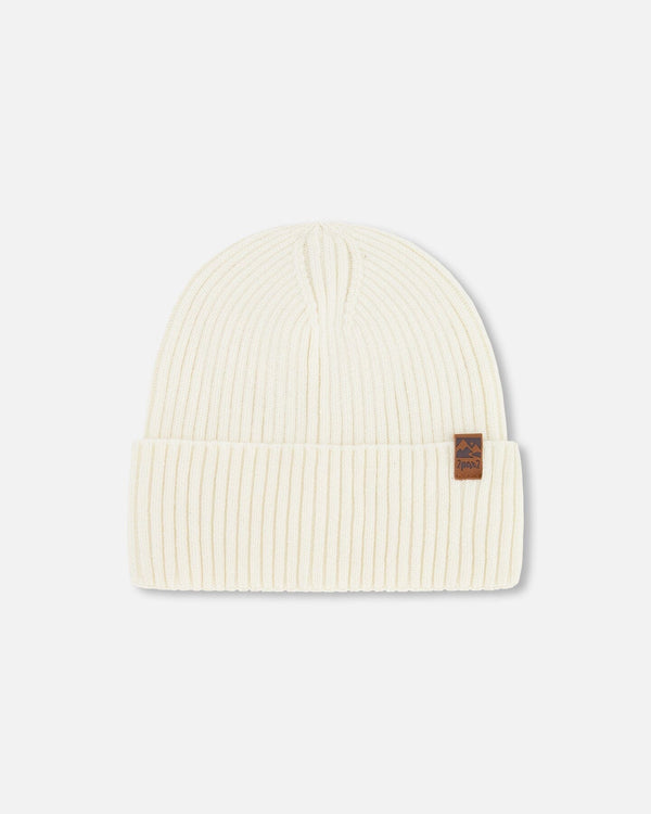 Knit Hat Off White - H30WT24_01380