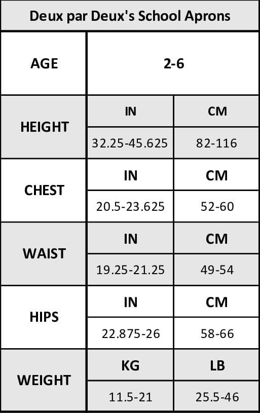 School Apron Lilac Cat Print School Supplies Deux par Deux