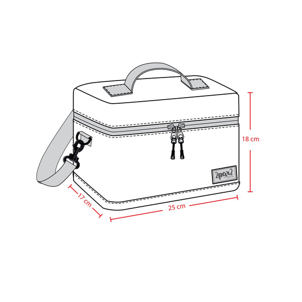 Lunch Box Blue And Beige Gradient - H20ZBL_034