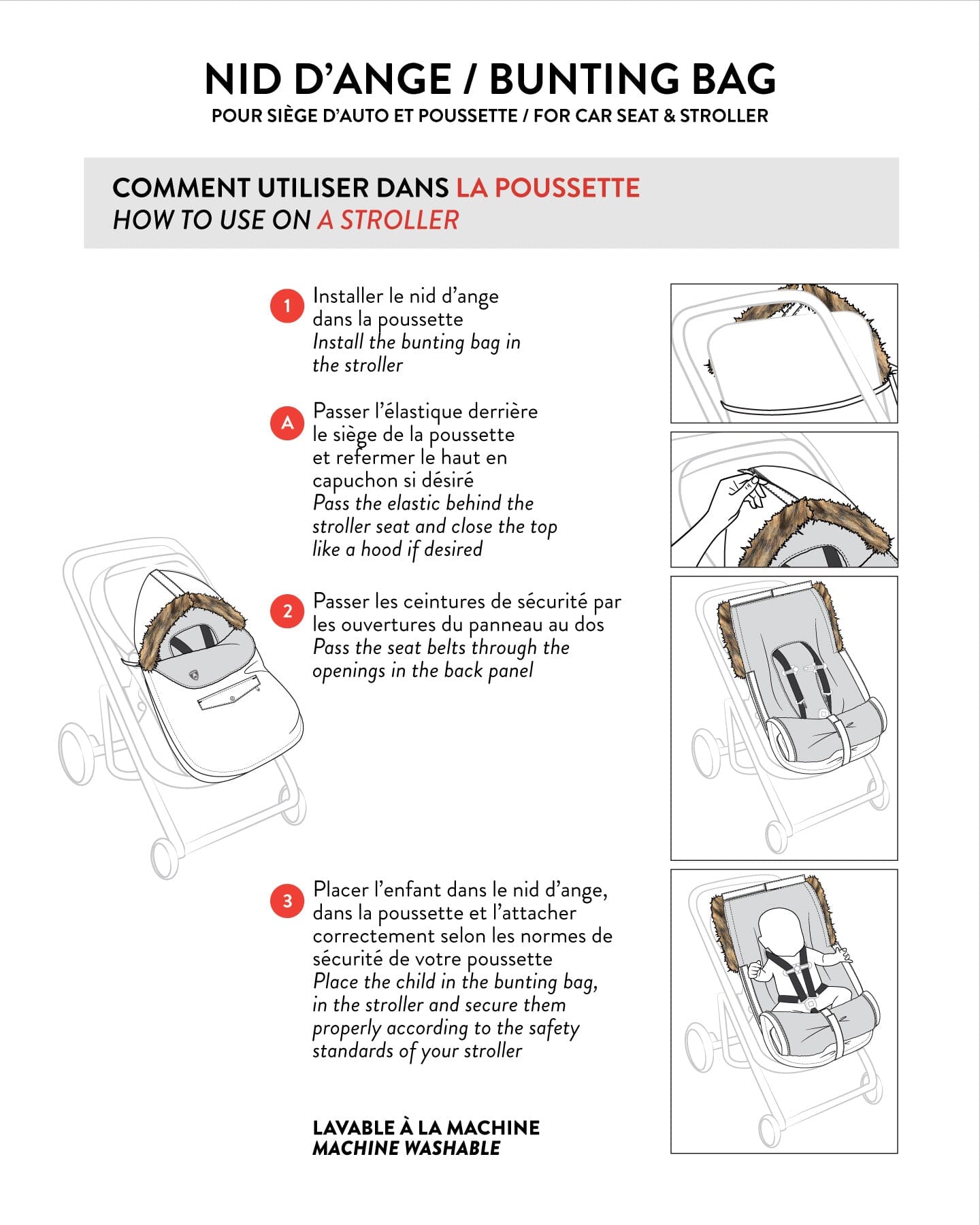 Bunting Bag Designed For Car Seat And Stroller Chanterelle - H10A401_182