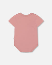 Organic Cotton Onesie Soft Pink - G30A70_692
