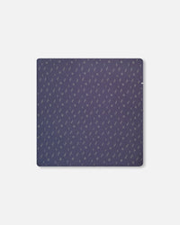 Printed Muslin Blanket Navy Blue Paper Boats - G30AD_065