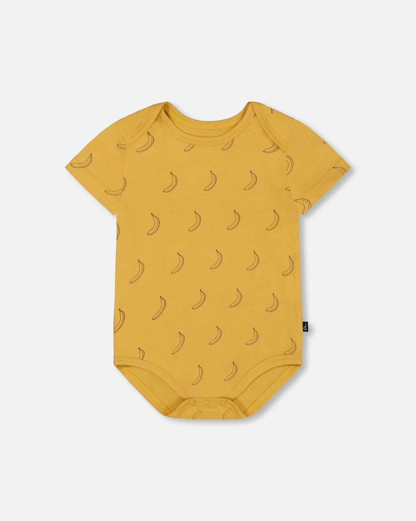 Organic Cotton Onesie Printed Yellow Bananas - G30C70_072