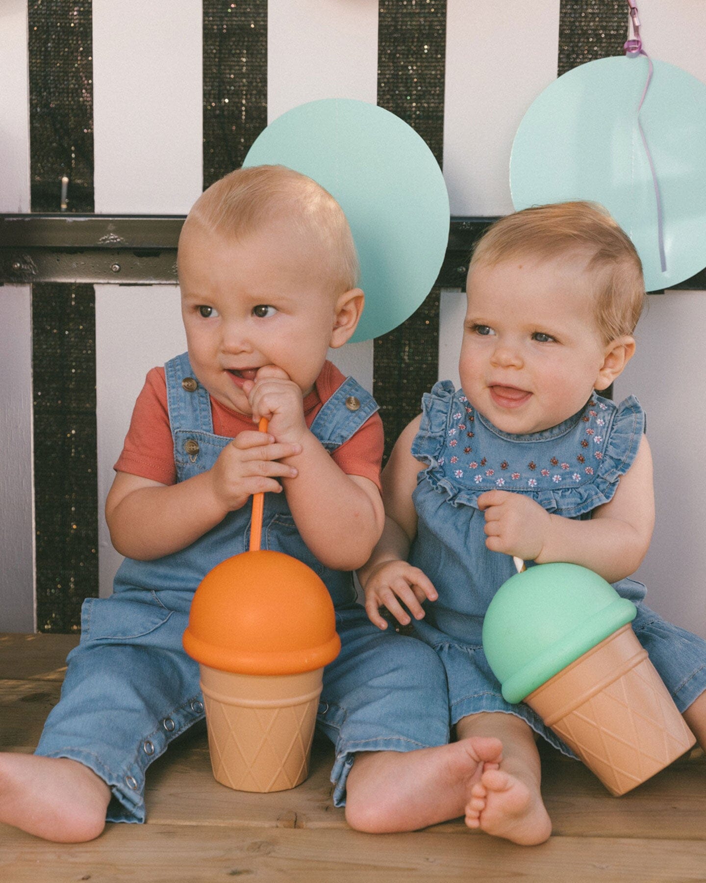 Organic Cotton Onesie Terracotta Tees & Tops Deux par Deux 