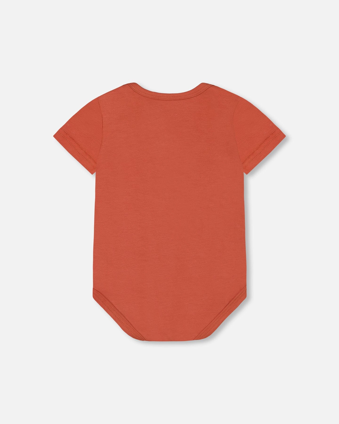 Organic Cotton Onesie Terracotta - G30C70_830