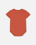 Organic Cotton Onesie Terracotta - G30C70_830