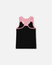 Organic Cotton Racerback Tank Top Black And Candy Machine - G30K70_999