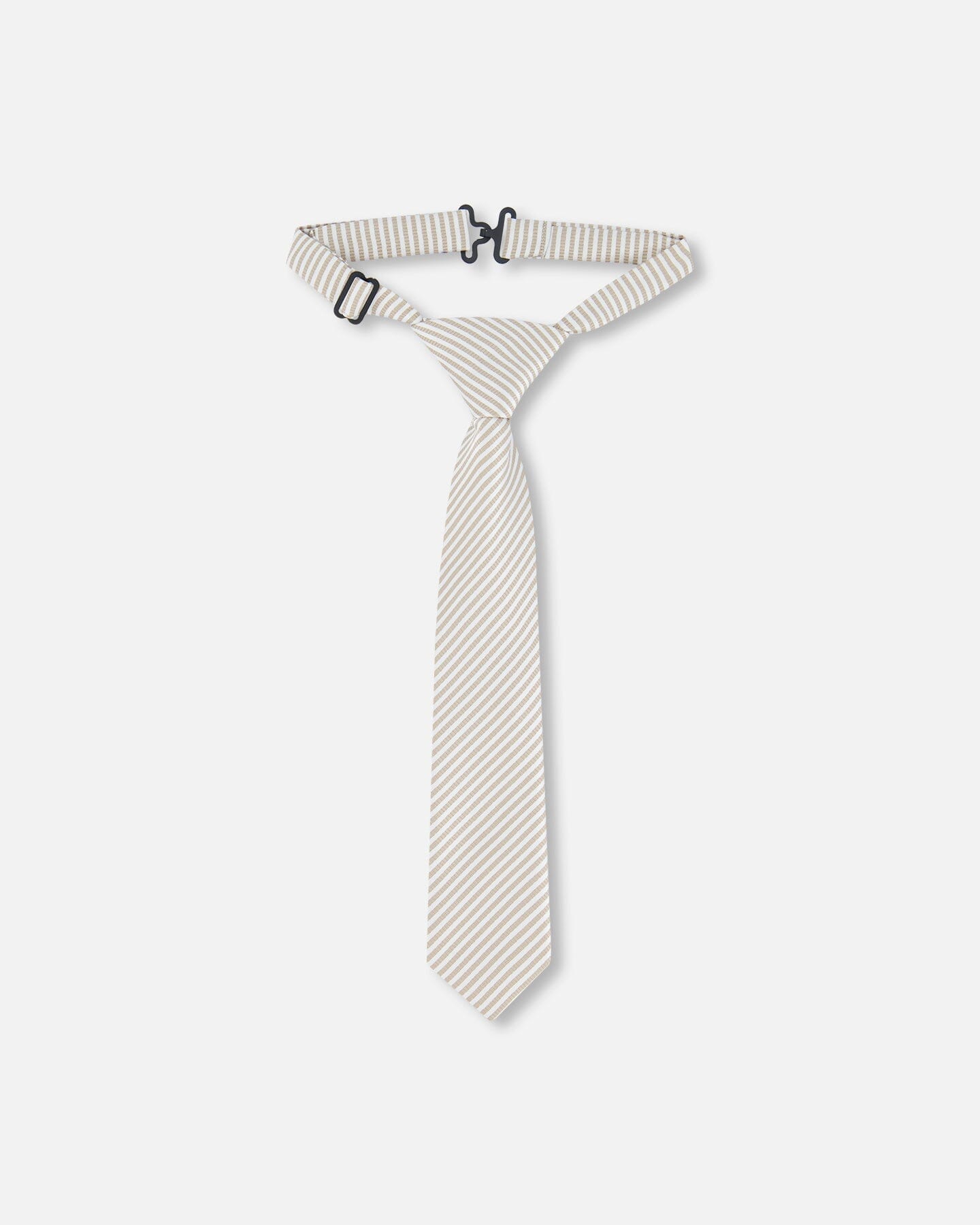 Neck Tie Light Taupe Striped - G30RCR_147