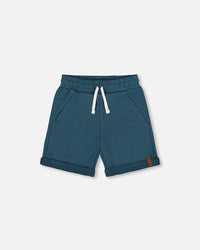 French Terry Short Teal - G30U27_379