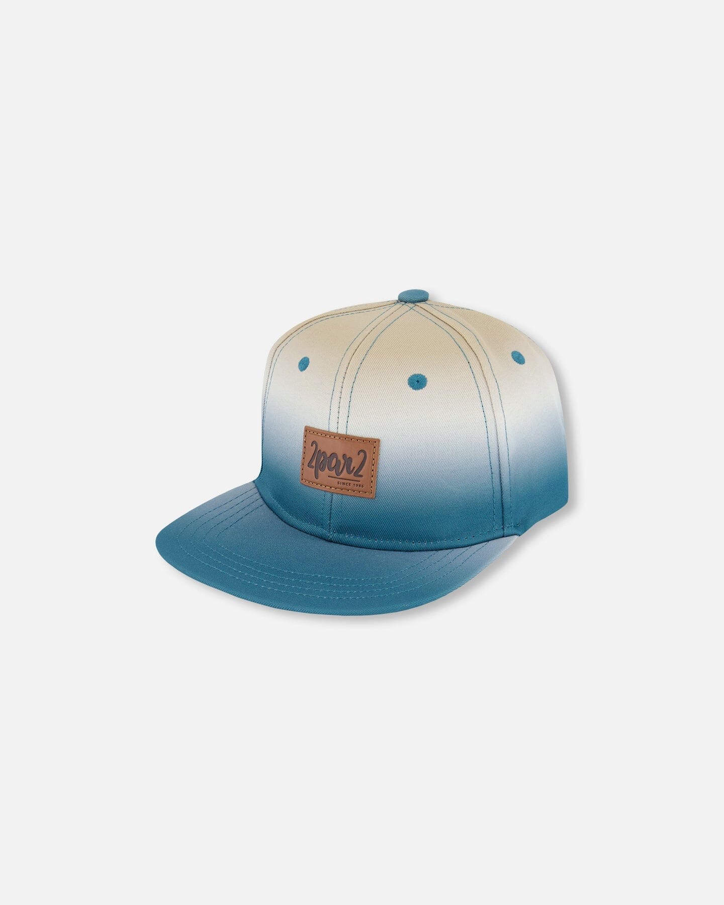 Printed Cap Bluish Gray And Beige - G30VBC_082
