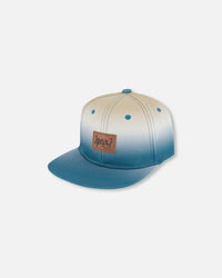 Printed Cap Bluish Gray And Beige - G30VBC_082