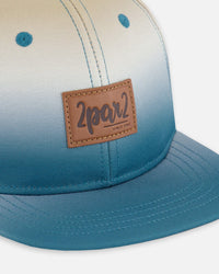 Printed Cap Bluish Gray And Beige - G30VBC_082