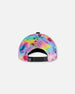 Printed Cap Butterflies On Multicolored And Black Background - G30VGC_058
