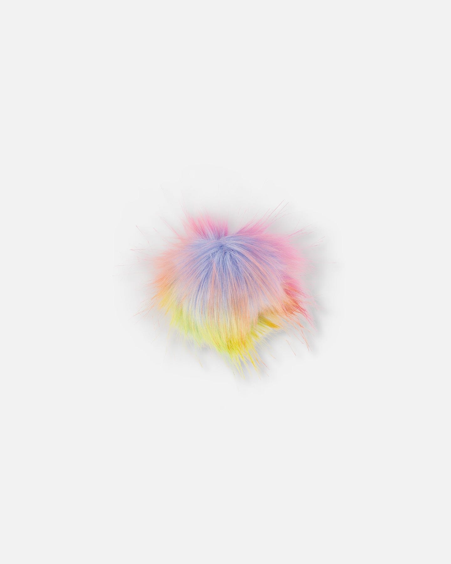 Multi-Colored Fake Fur Pompom For Hat Outdoor Accessories Deux par Deux 