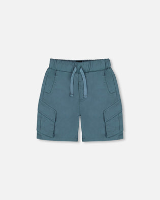 Parachute Cargo Pocket Shorts Dark Teal - G30YB26_465