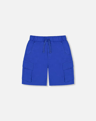 Parachute Cargo Pocket Shorts Royal Blue - G30YB26_487