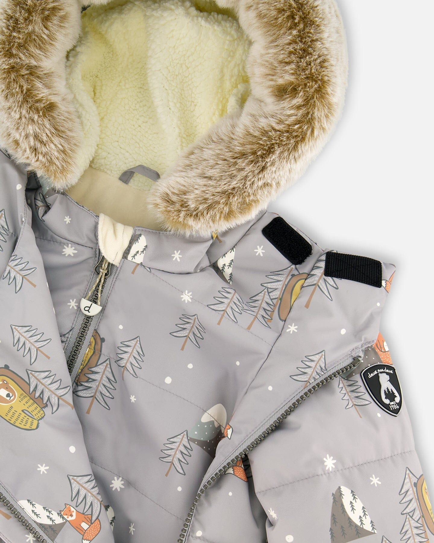 Two-Piece Baby Snug Snowsuit Gray - H10A501_149