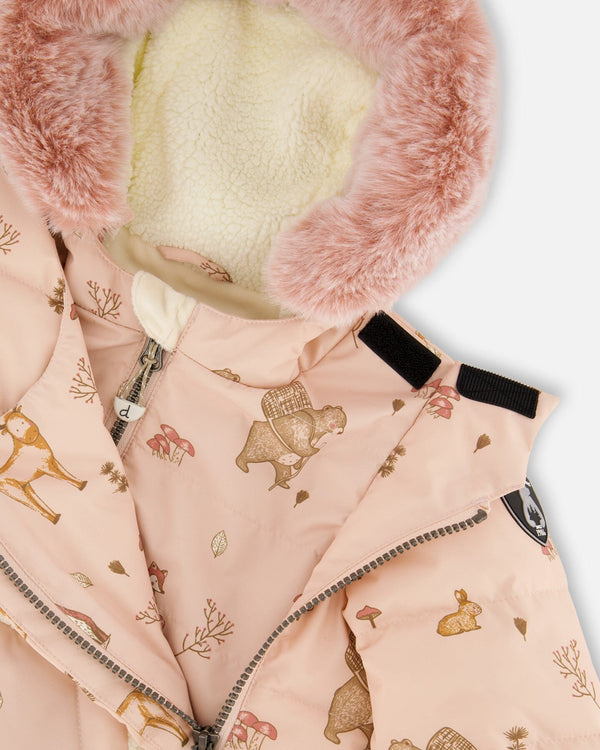 Two-Piece Baby Snug Snowsuit Dusty Pink - H10A501_643