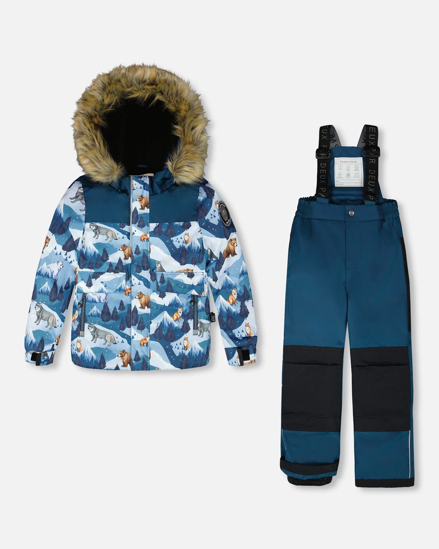 Two-Piece Discover Snowsuit Dark Teal - H10DB29_868