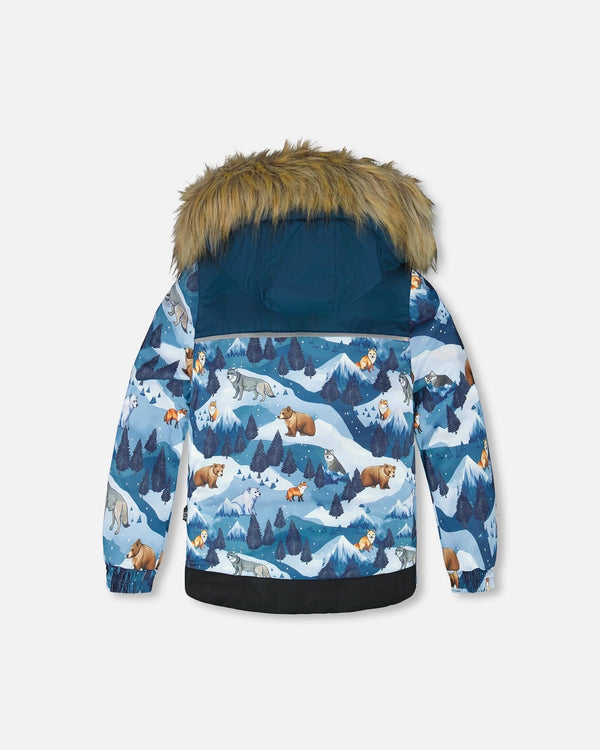 Two-Piece Discover Snowsuit Dark Teal - H10DB29_868