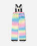 Two-Piece Chill Outerwear Set With Light Insulation Rainbow Gradient - H10MG10_019