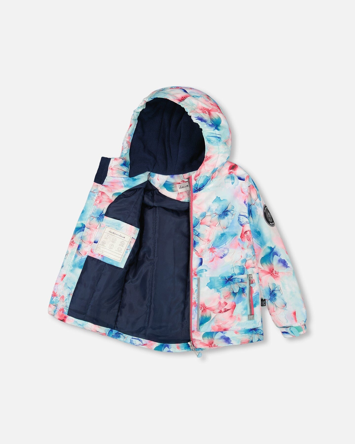 Two-Piece Chill Outerwear Set With Light Insulation Turquoise Blue - H10MG10_407