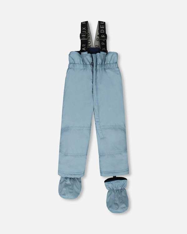 Two-Piece Baby Play Snowsuit Blue Gray - H10PBB85_432