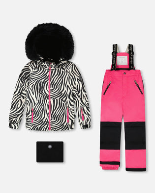 Two-Piece Play Snowsuit Fuchsia - H10PG20_699