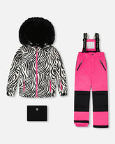 Two-Piece Play Snowsuit Fuchsia