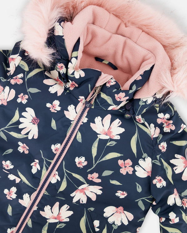 Two-Piece Play Snowsuit Flower Print - H10PG83_637