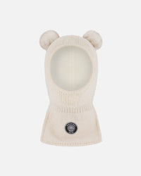 Knit Balaclava Off-White - H10XT4_165