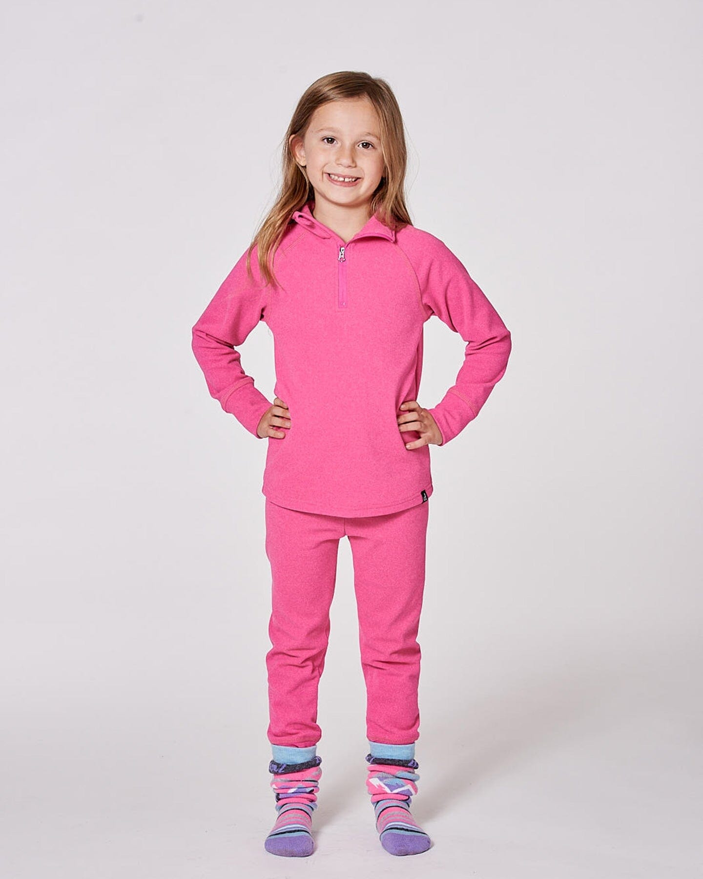 Two-Piece Thermal Underwear Set Candy Pink - H10Y600_640