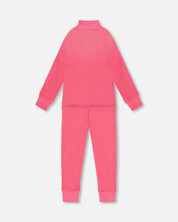 Two-Piece Thermal Underwear Set Candy Pink - H10Y600_640