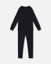 Merino Wool Base Layer Set Black