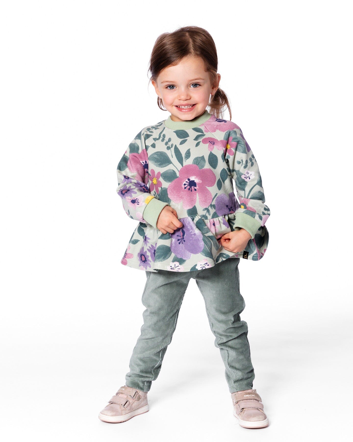 Stretch Velour Tregging Jade Green - H20F20_325