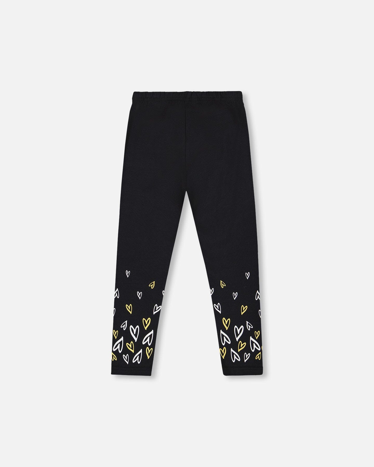 Organic Cotton Leggings Dusty Pink With Hearts Print - H20K60_999