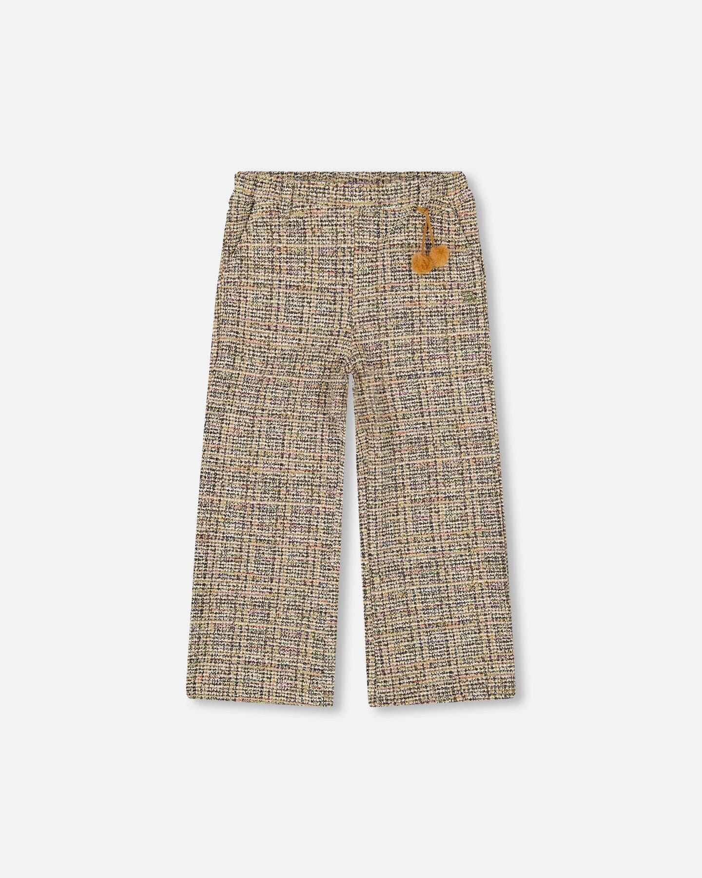 Tweed Flare Pants Beige And Black Pants & Shorts Deux par Deux 