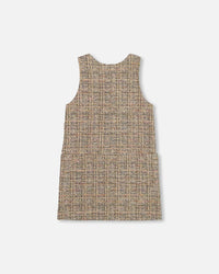 Tweed Jumper Beige And Black - H20LG40_000