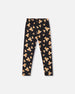 Jersey Leggings Black Teddy Bear Print - H20LG60_000