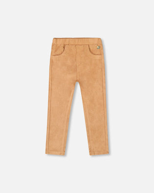 Stretch Suede Treggings Light Pecan Brown - H20M21_960