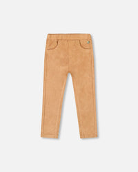 Stretch Suede Treggings Light Pecan Brown - H20M21_960