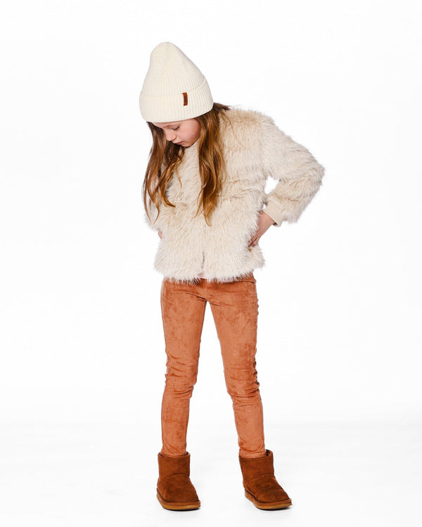 Stretch Suede Treggings Light Pecan Brown - H20M21_960