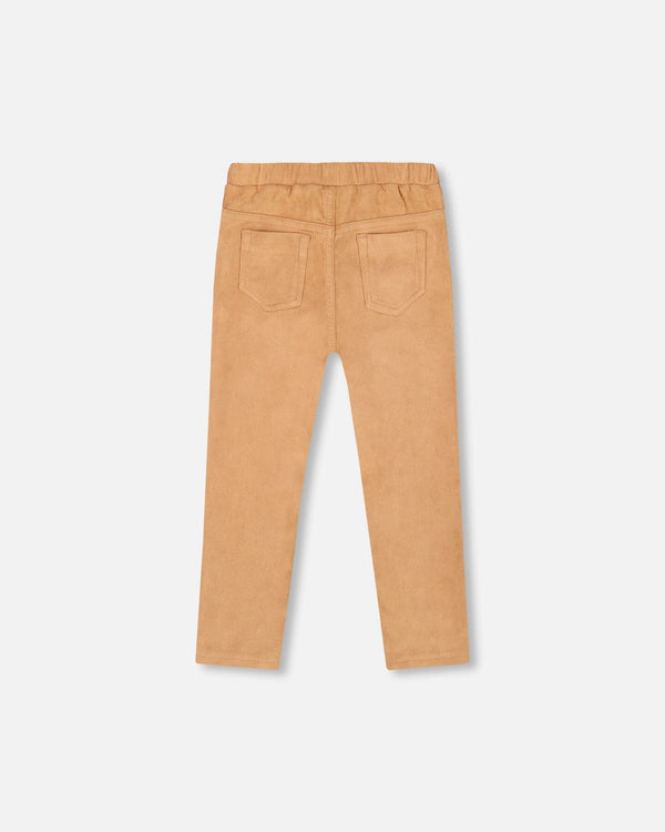 Stretch Suede Treggings Light Pecan Brown - H20M21_960