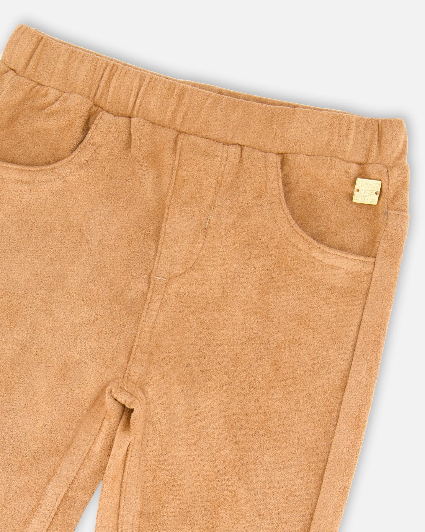Stretch Suede Treggings Light Pecan Brown - H20M21_960