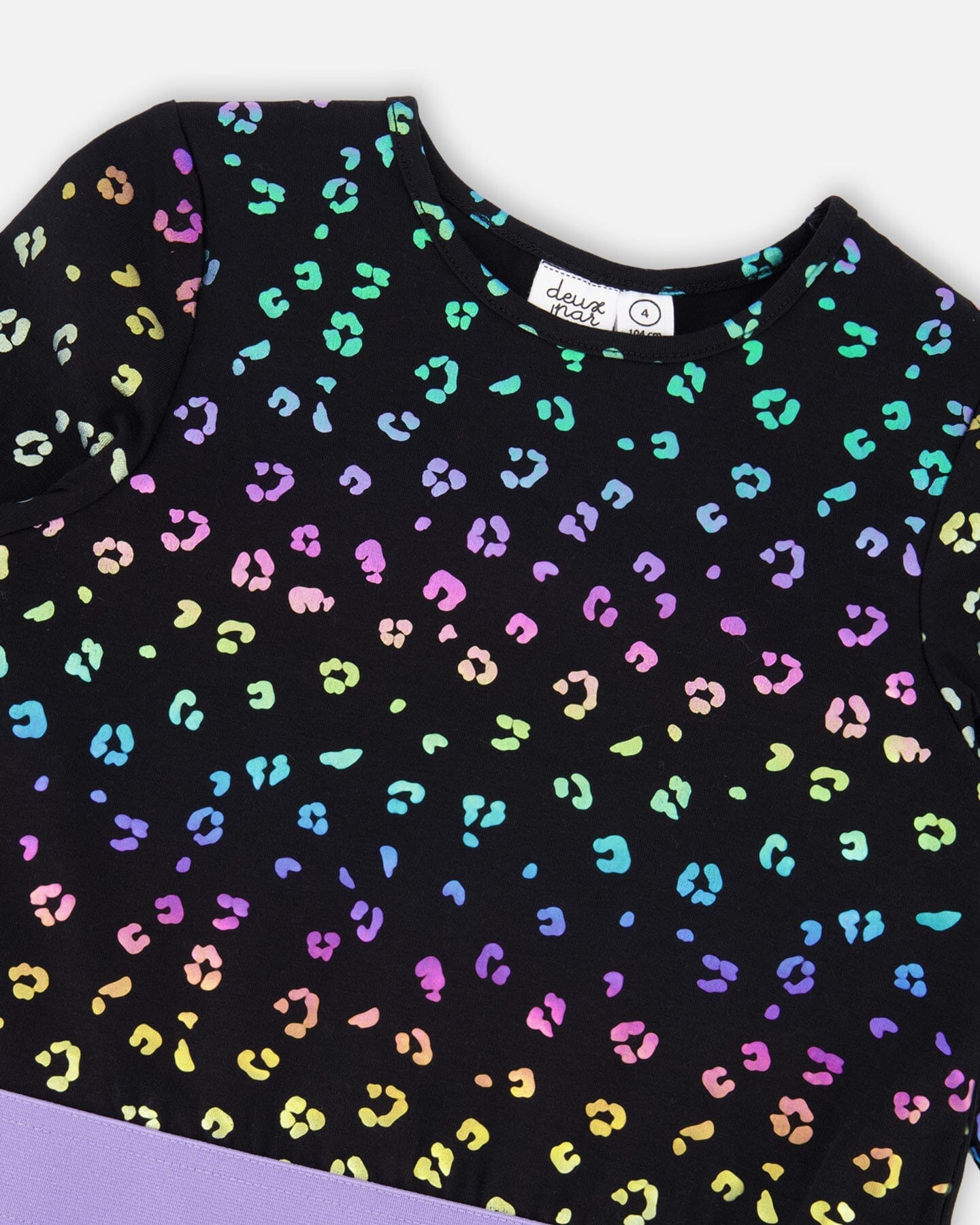 Jersey Dress Multicolor Leopard Print - H20N86_082