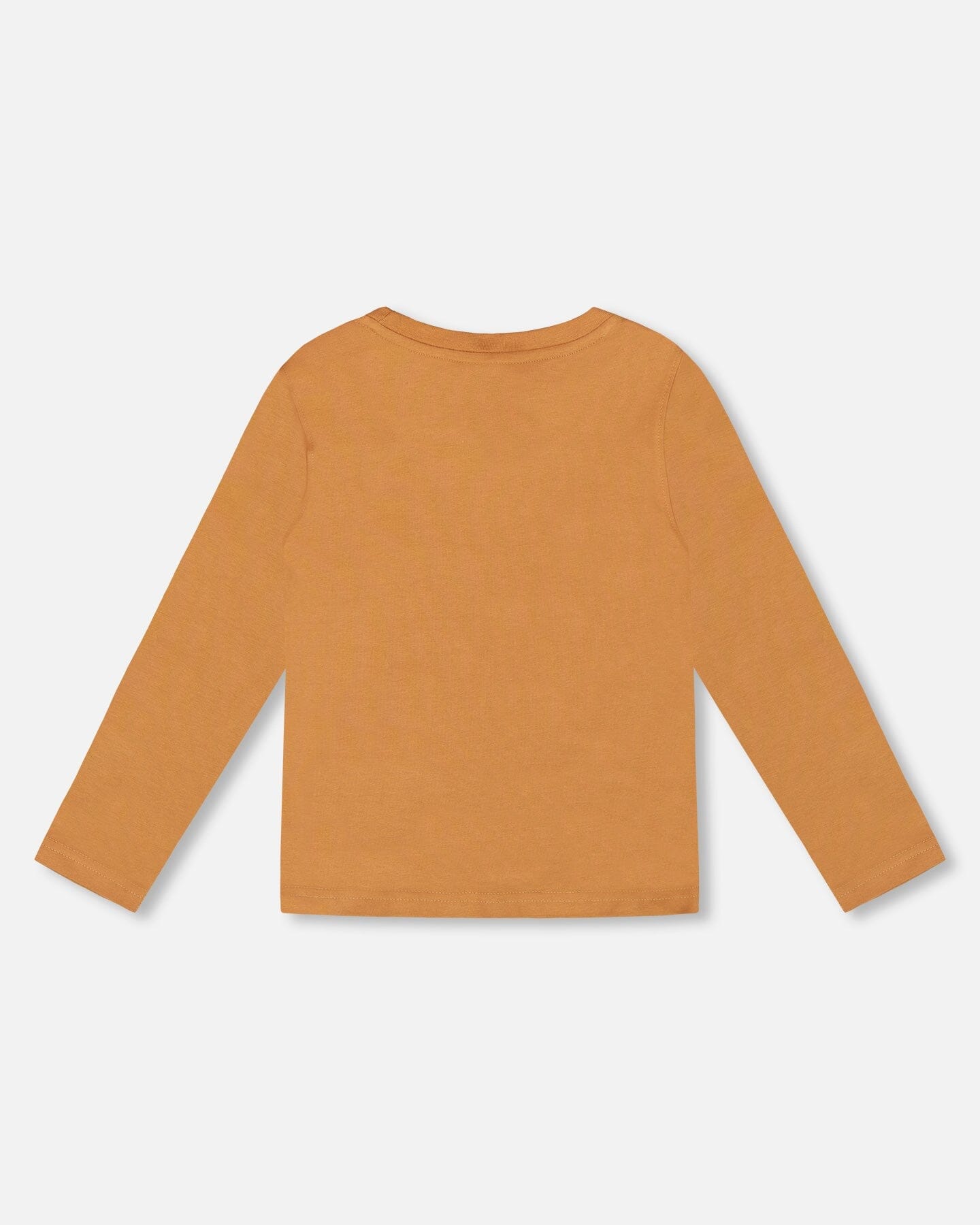 Organic Cotton Long Sleeve T-Shirt Cashew Brown - H20S65_931