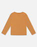 Organic Cotton Long Sleeve T-Shirt Cashew Brown - H20S65_931