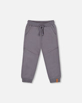 Fleece Sweatpants With Pockets Dark Gray