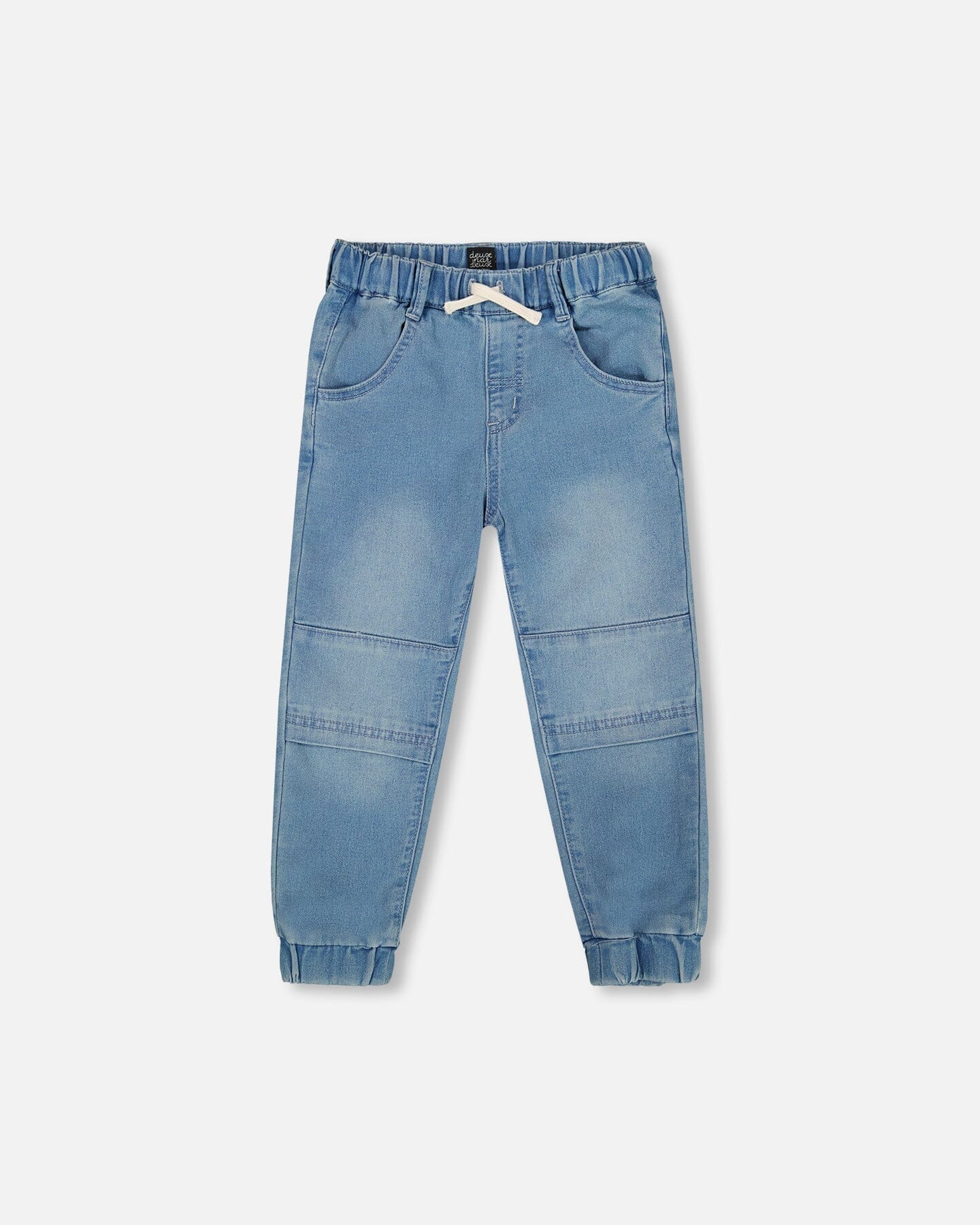 French Terry Jogger Pants Light Blue Denim - H20YB24_125