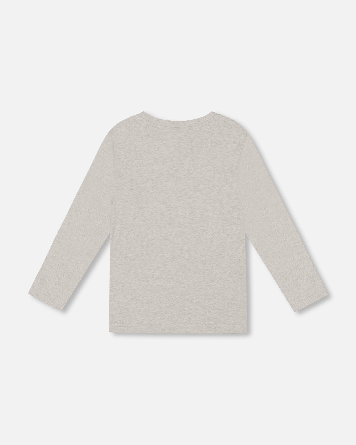 Organic Cotton Jersey Pocket T-Shirt Heather Beige Gray - H20YB70_193